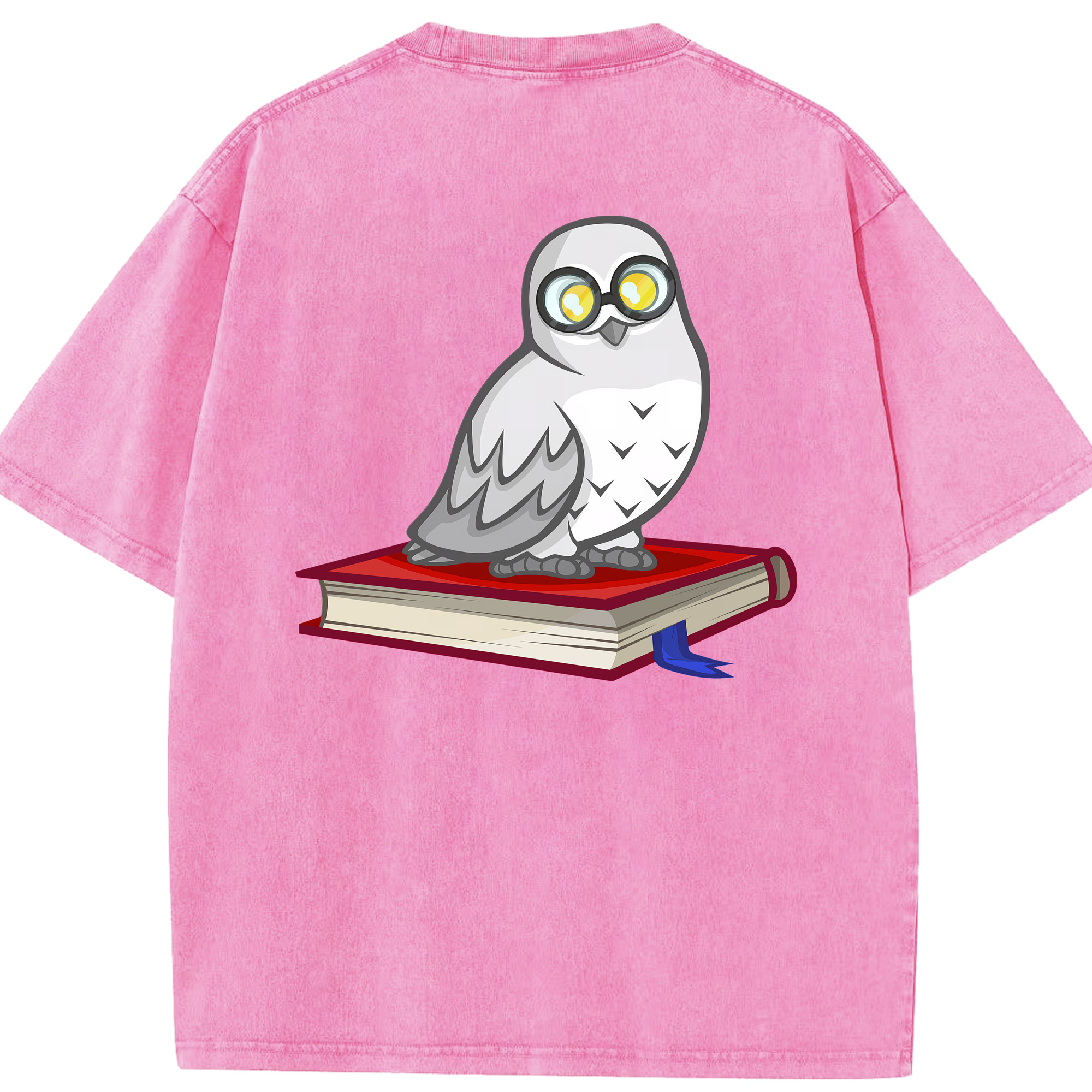 （画像用） Harry Potter ハリー・ポッターシリーズ 綿100% ヴィンテージ風 半袖Tシャツ（背面プリント）